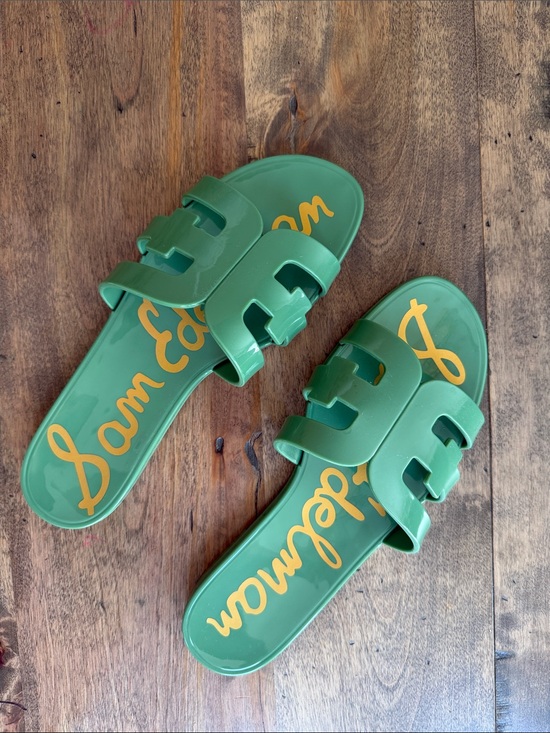 Sam Edelman Shoes - Sam Edelman Bay Jelly Slide Sandals - Green